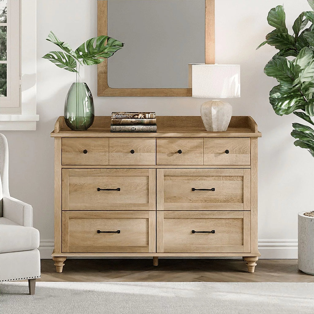 Wood Kids Dresser with 6 Drawers A8391