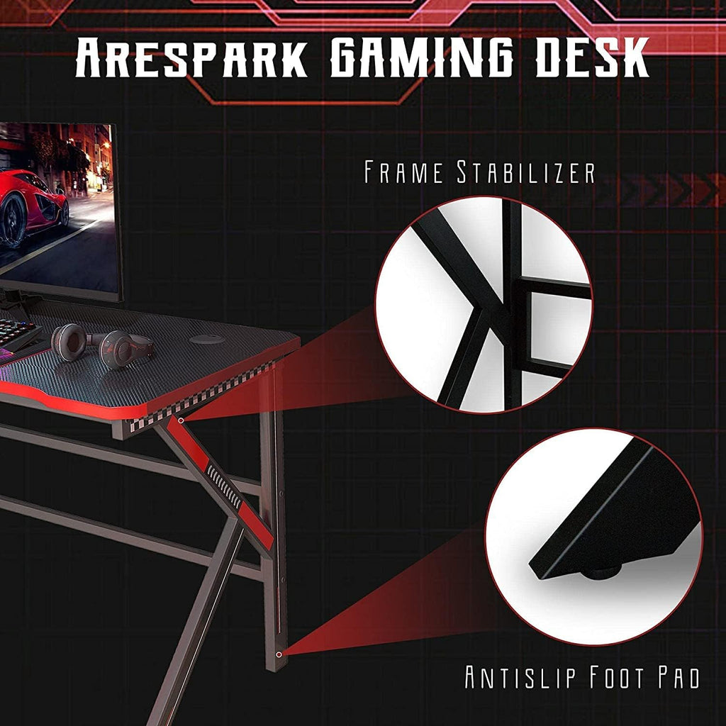 Carbon Fiber Surface Gaming Desk D99145