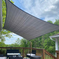 Sand Rectangle Sun Shade Sail 10'X13' UV Block Sunshade Awning A434393