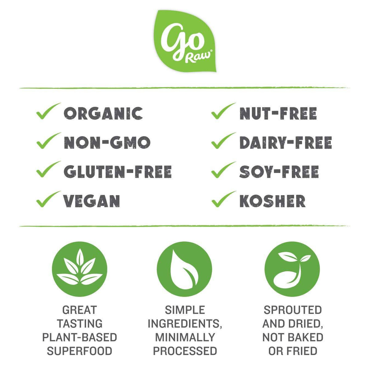 Organic Sprouted Bars Spirulina Sesame - 25 Bars B6521
