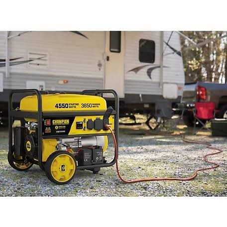 3650 Watt Electric Start Portable Generator with RV Outlet G703819