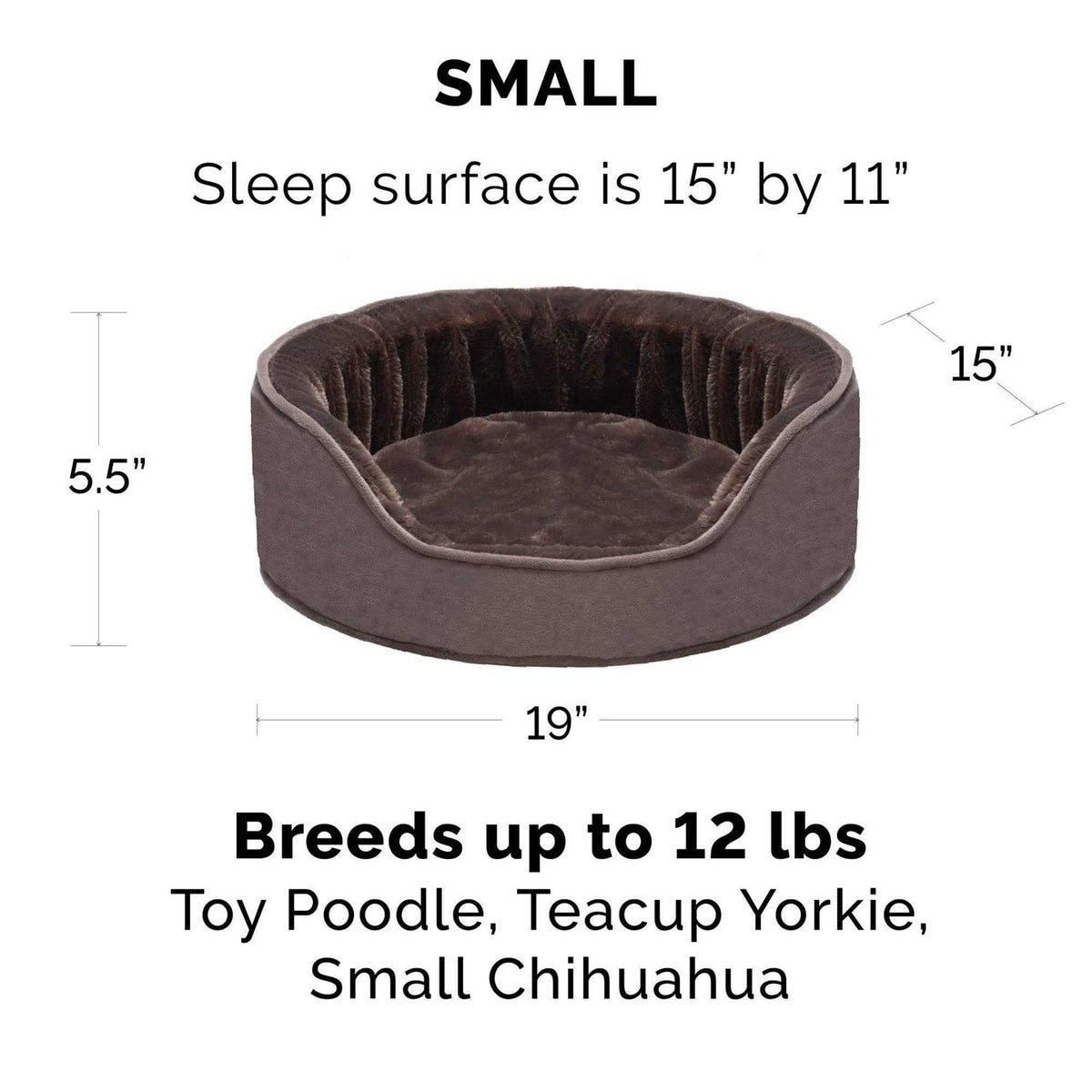 Velvet Oval Dog Bed B182