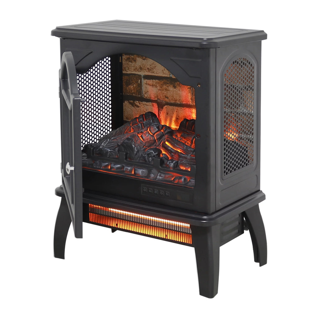 18 Inch 3D Infrared Electric Stove with Remote Control L474