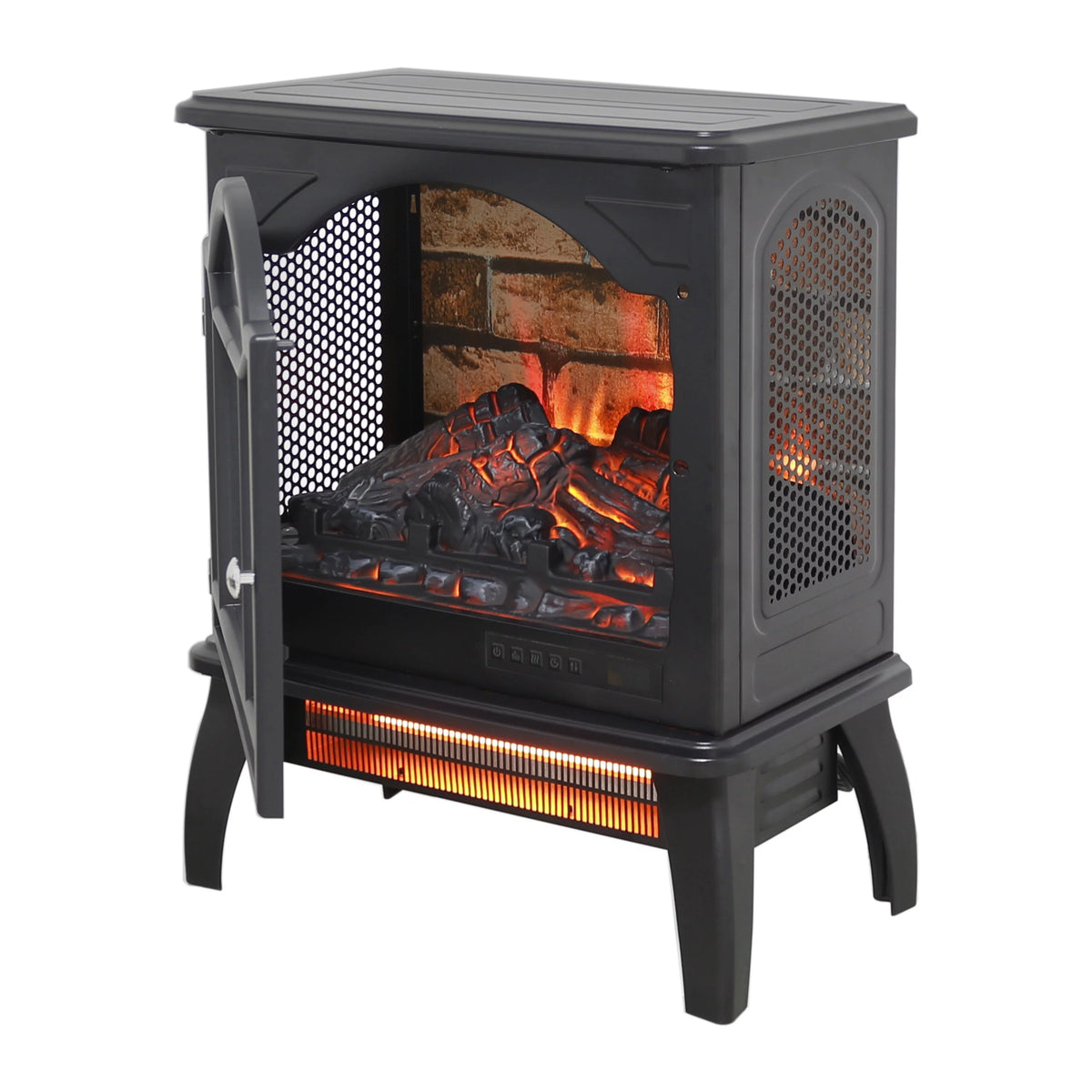 18 Inch 3D Infrared Electric Stove with Remote Control L474