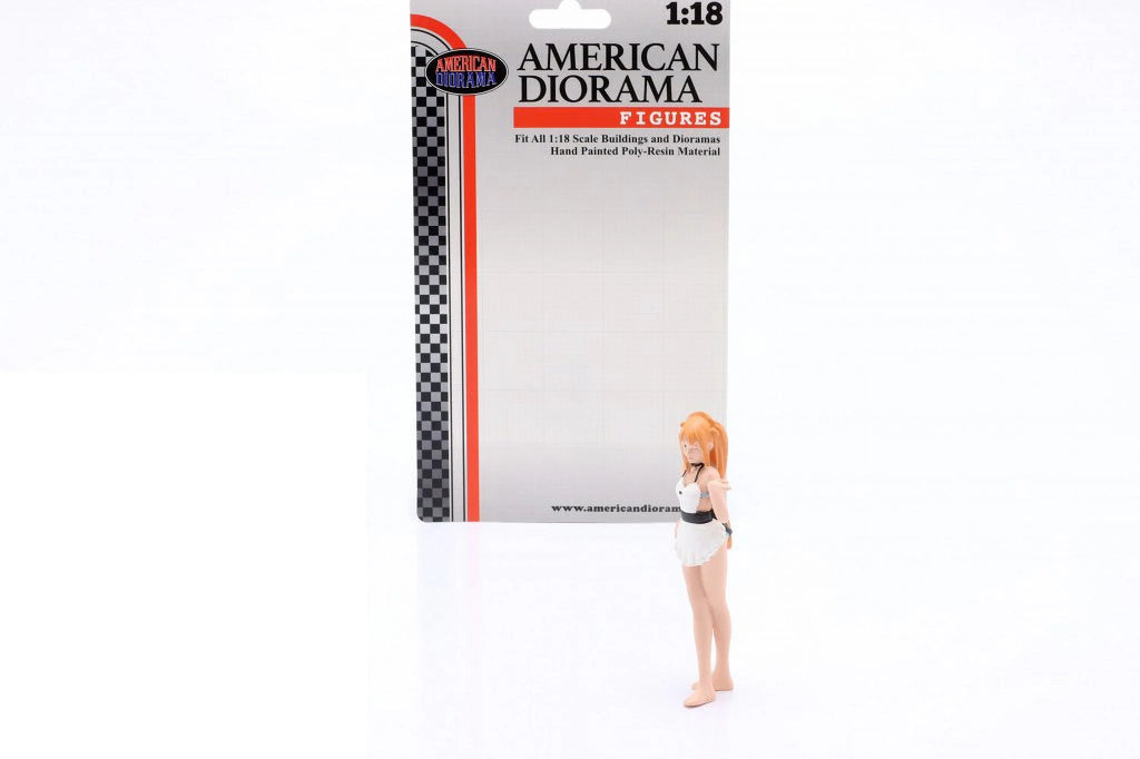 White 1/18 Scale Figurine A884092