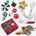 Christmas Cat Toys Set, 10Pcs Catnip Toys with Gift Box L888312