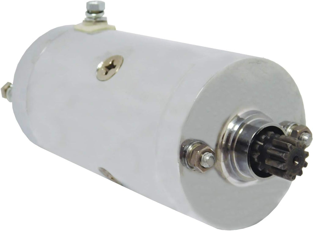 Chrome Starter Motor Compatible With Harley Davidson Electra Glide U28347