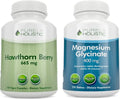 Hawthorn Berry 665mg + Magnesium Glycinate 400mg Capsules & Tablets M6665