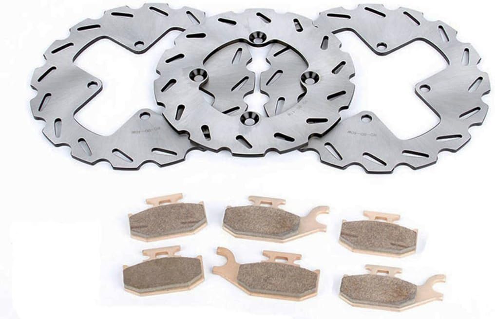 Front & Rear Brake Rotors and Brake Pads for Can-Am Outlander 800 B375200
