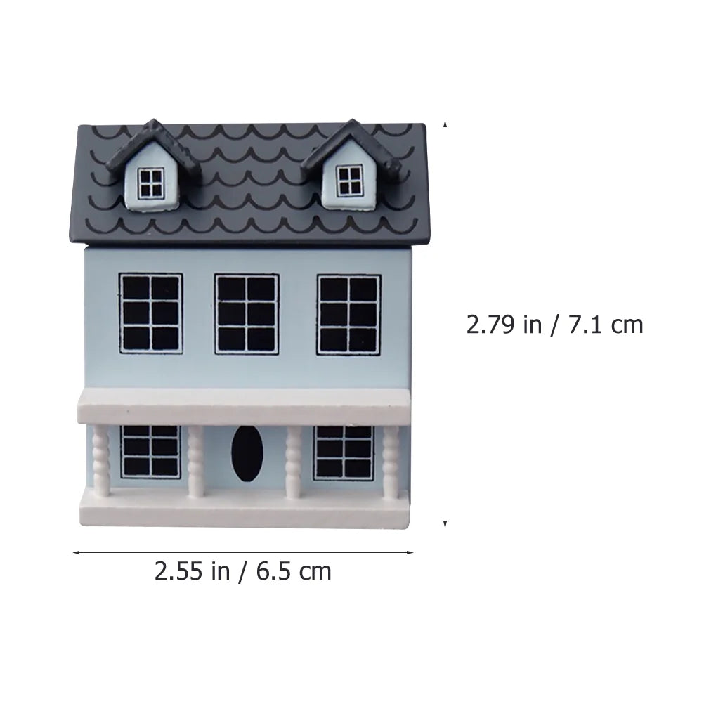 Rustic Wooden Dollhouse Ornament V5026