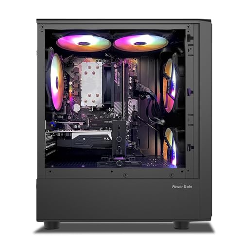 Gaming PC Desktop Computer, AMD Ryzen 5 5500, Radeon RX 550 4GB, 16G DDR4 RAM, 1TB NVME SSD Y761557