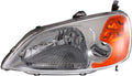 Headlight Assembly for Honda Civic 2003 Driver Side Pack of 2 H145303
