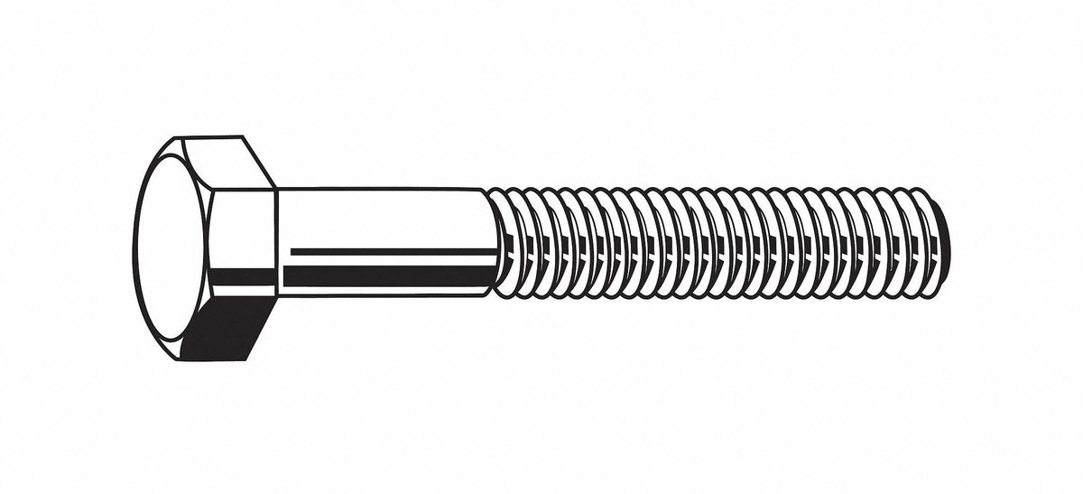 Steel Hex Head Cap Screw Grade 8 Zinc Yellow Finish 5 Pk P87187