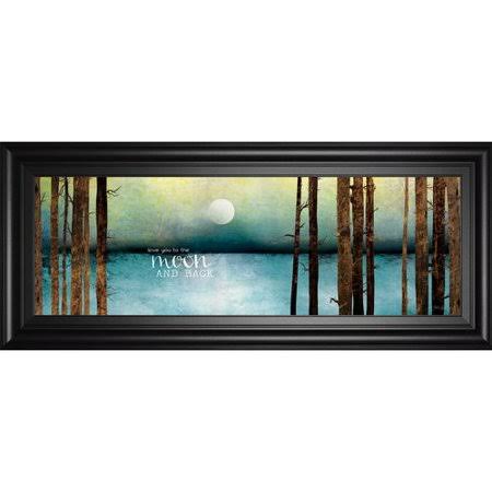 Black Framed Graphic Art S4618