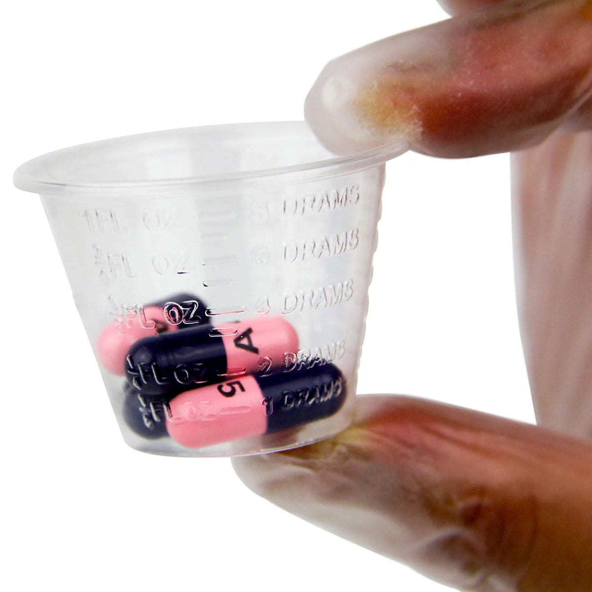 1 oz Disposable Polypropylene Medicine Cups, 1000 Cups M1076