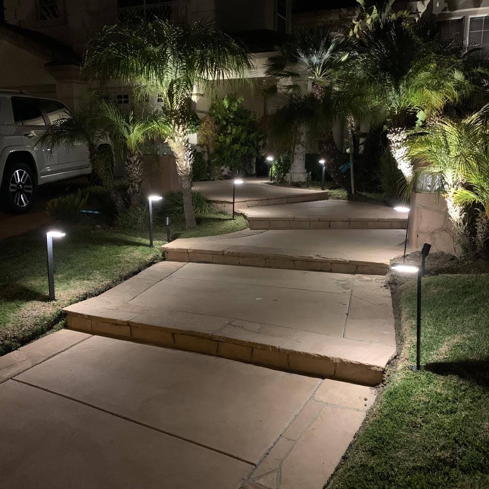 Black Stainless Steel Directional Path Light LED Bollard Landscape Lighting Q560