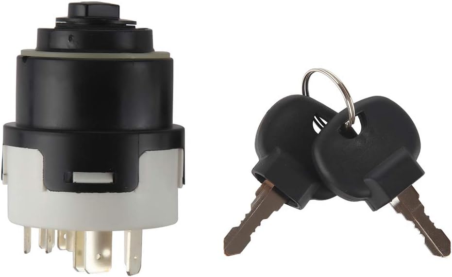 JCB Ignition Switch with 4 Position 9 Terminal 2 Keys I16223