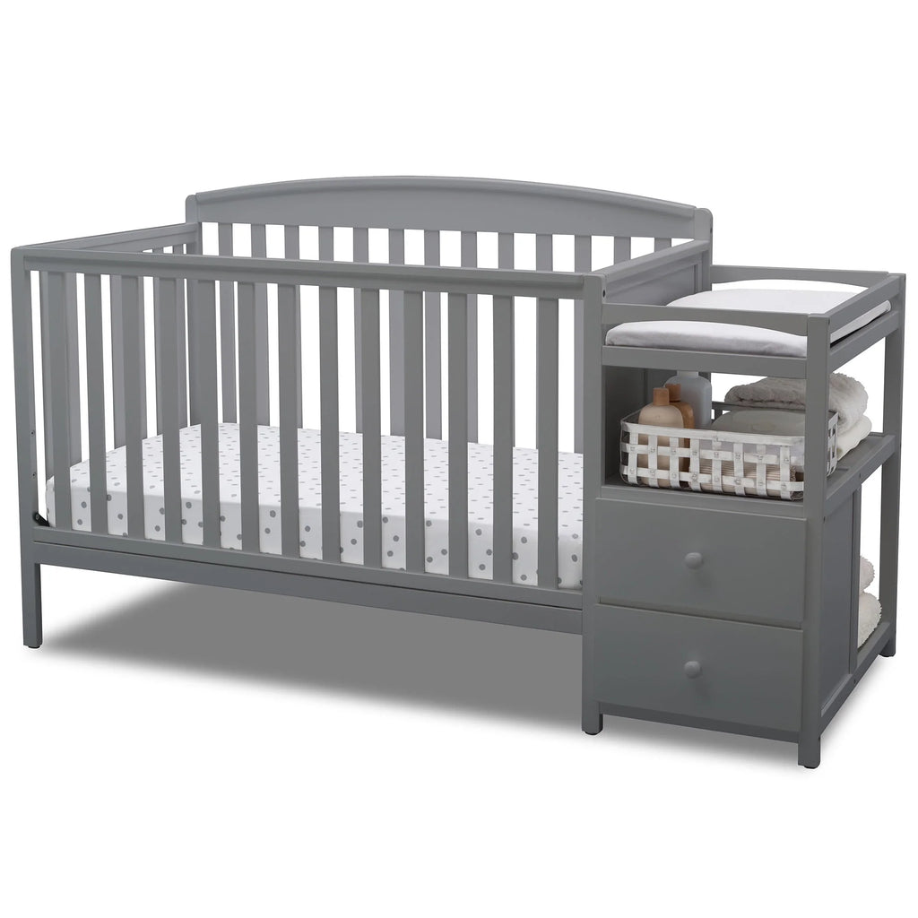 4-in-1 Baby Crib & Changer, White L14578