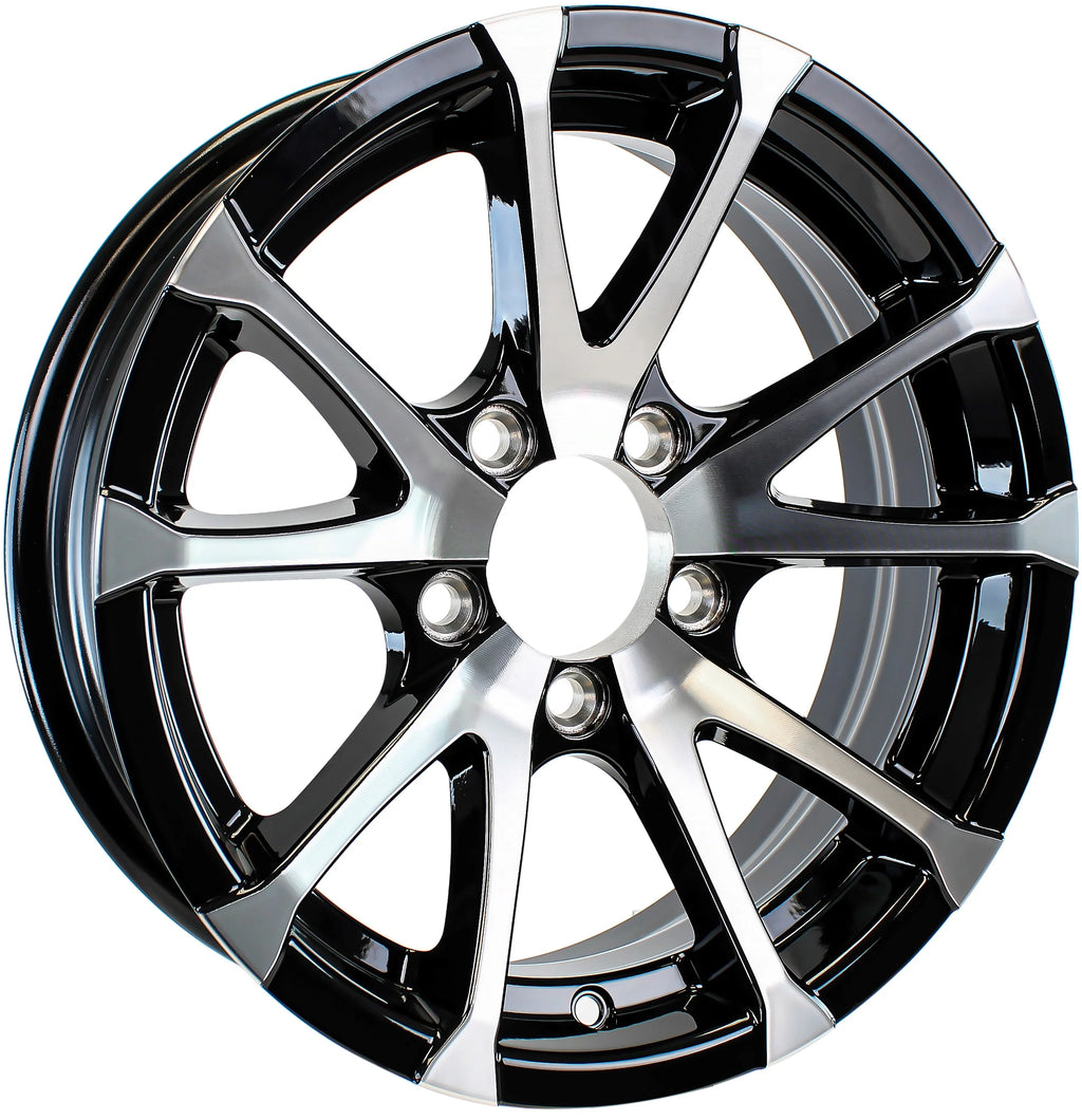 14 in. 5 Lug Aluminum Boat Camper Trailer Rim Wheel W802