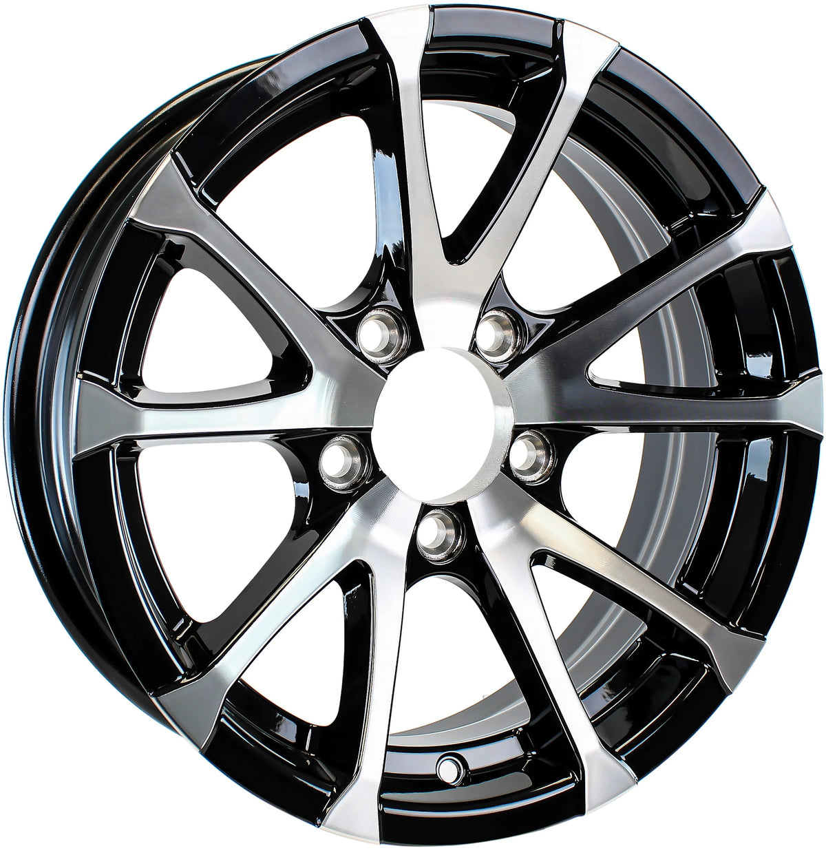 14 in. 5 Lug Aluminum Boat Camper Trailer Rim Wheel W802