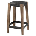 Brown Wood Stool U9909