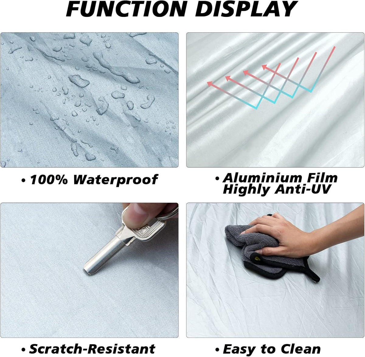 Waterproof All Weather Sedan Car Cover Y703