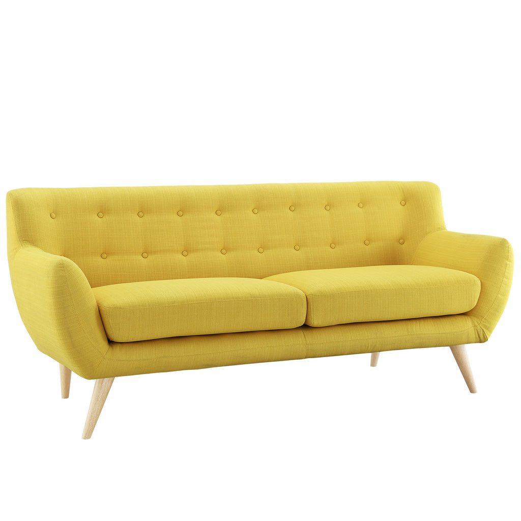 Yellow Fabric Two PCS Living Room Set Y791819
