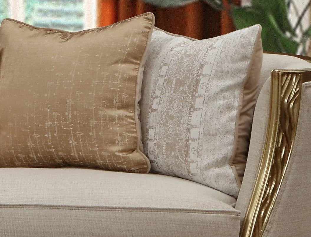 Beige Sofa Set 2Pcs K871551