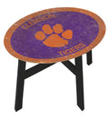 Clemson Tigers Wood Side Table C398