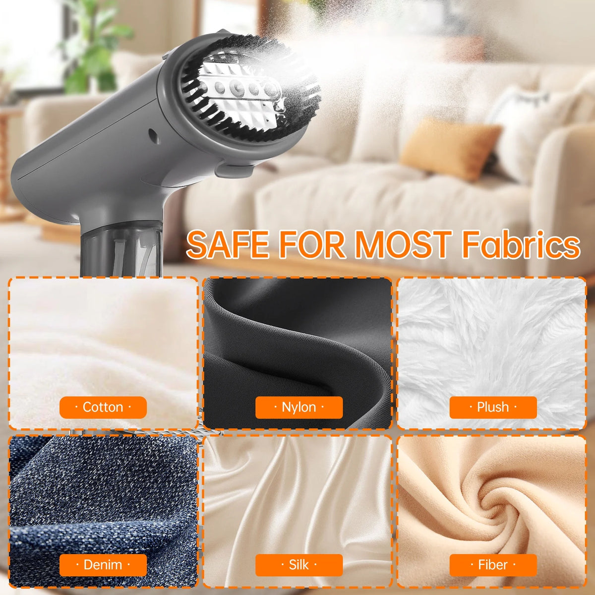 Handheld Garment Steamer 1000 Watts with Brush S5782