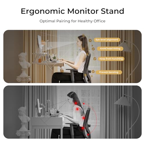Black Electric Standing Desk with Drawers N857617