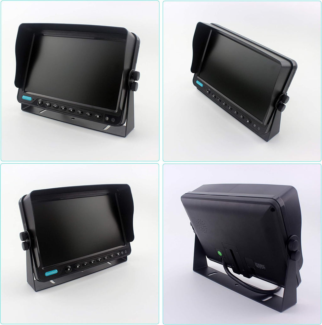 9 inch Quad Split Screen Heavy Vehicle Safety Camera System X9824