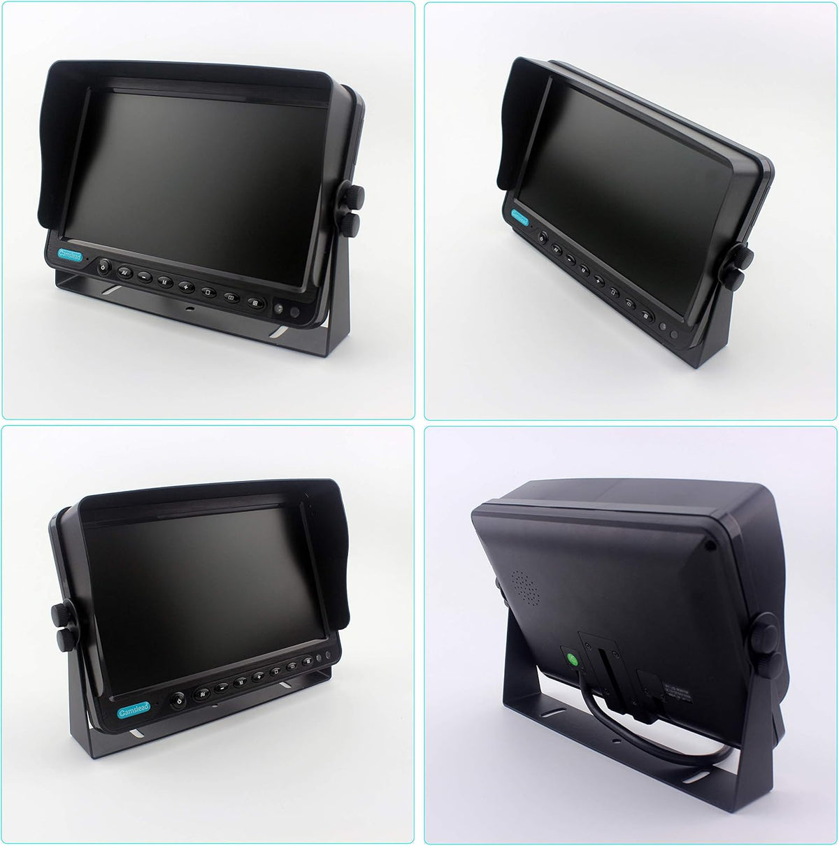 9 inch Quad Split Screen Heavy Vehicle Safety Camera System X9824