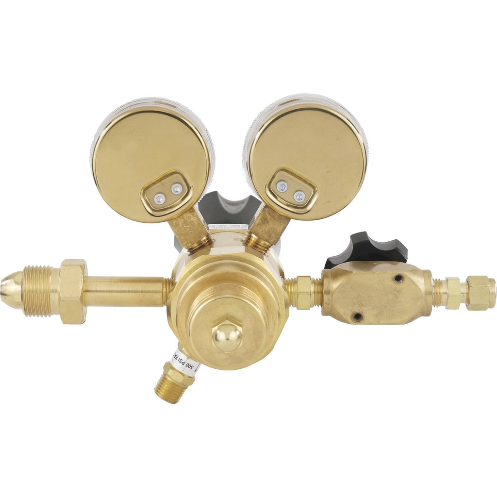 Brass 2-Stage Gas Lab Regulator, CGA 580, 0-50 PSI L982