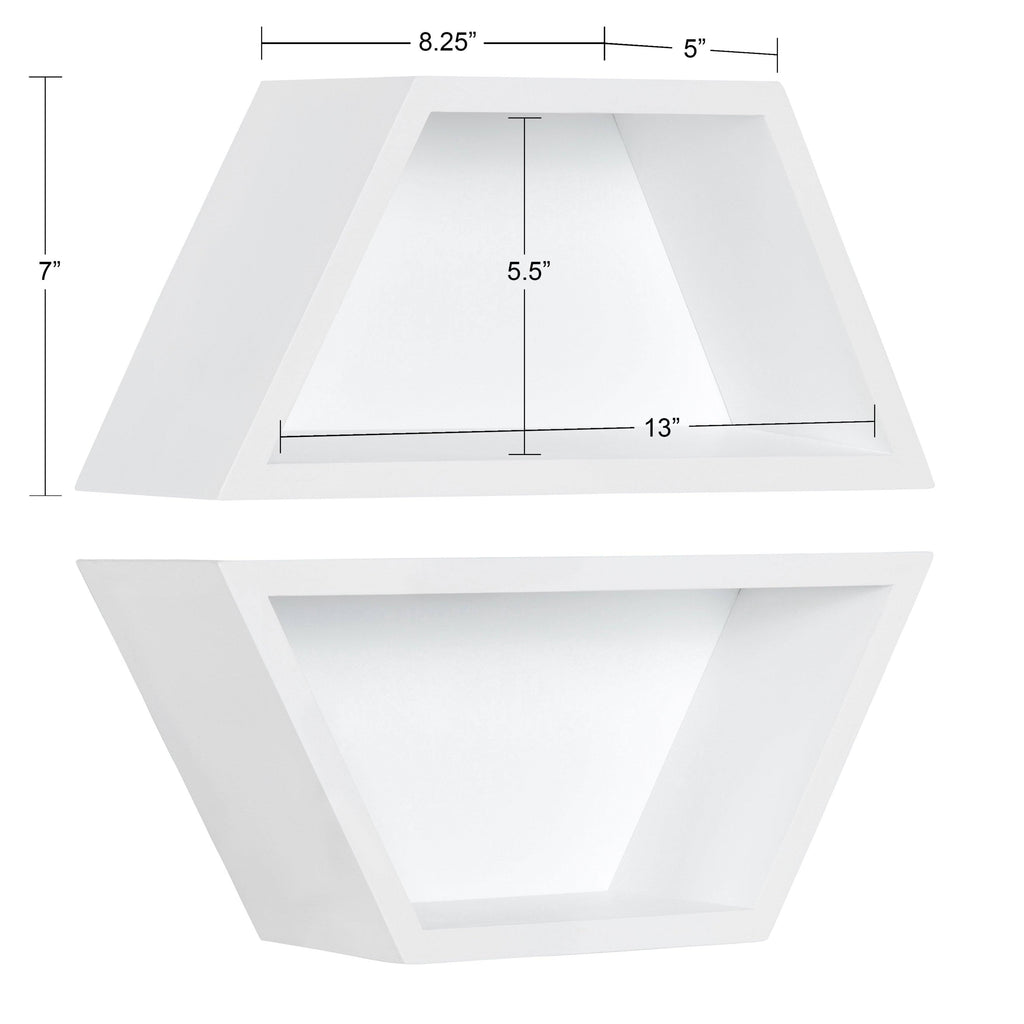 Black Wall Shelf Set of 2 K83037