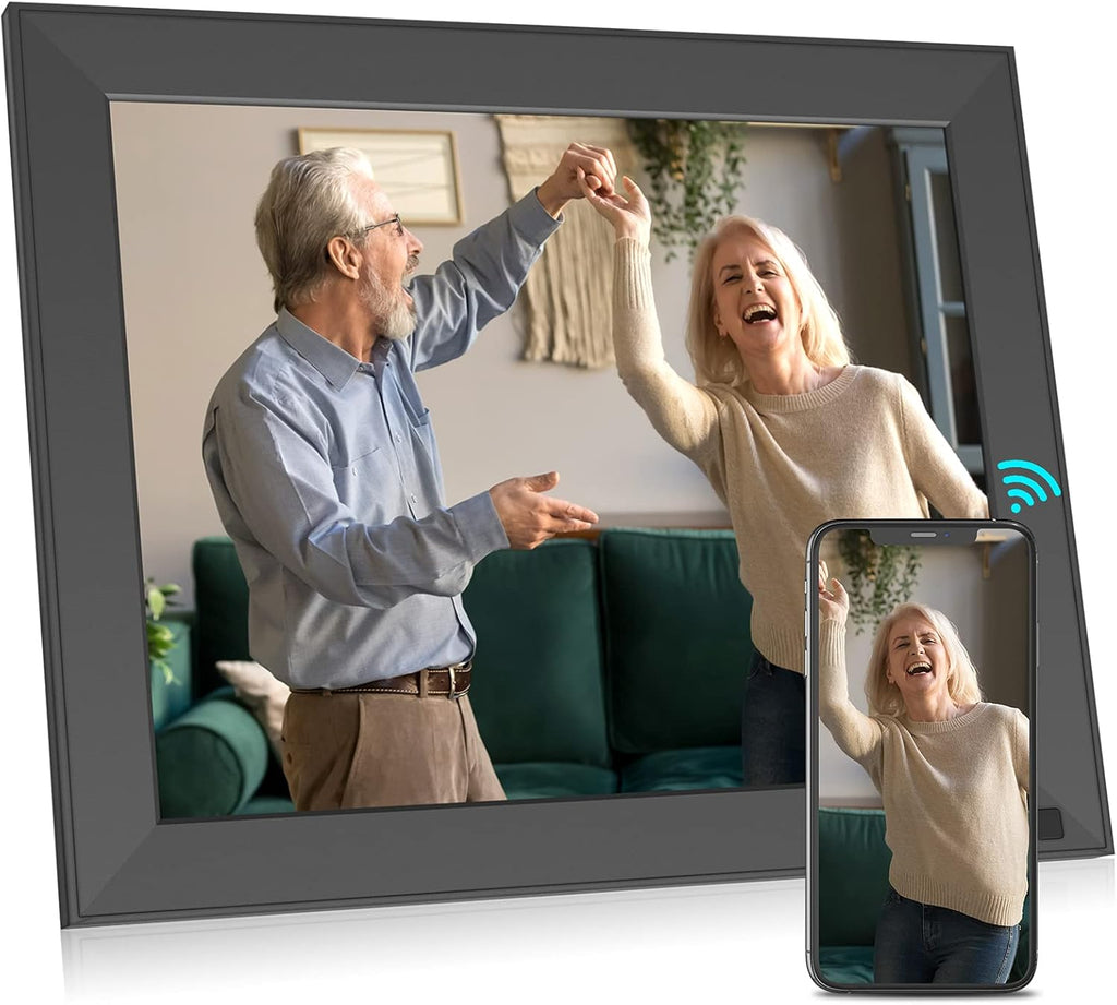 Digital Picture Frame IPS Display Wall-Mountable with Remote Control W643339