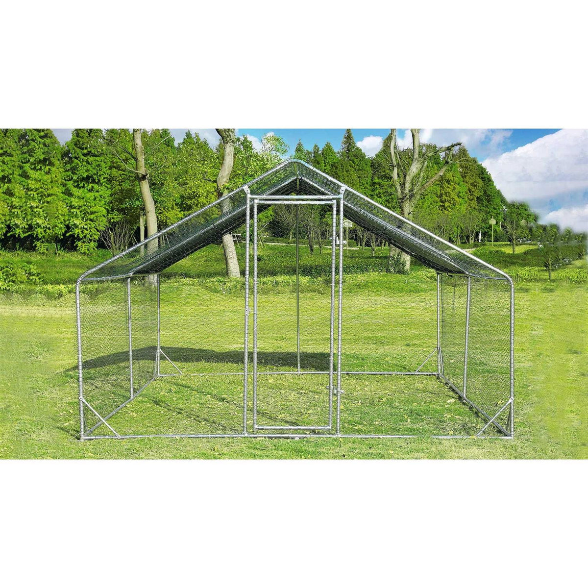 Large Metal Chicken Coop Wire Mesh Chicken Run K790