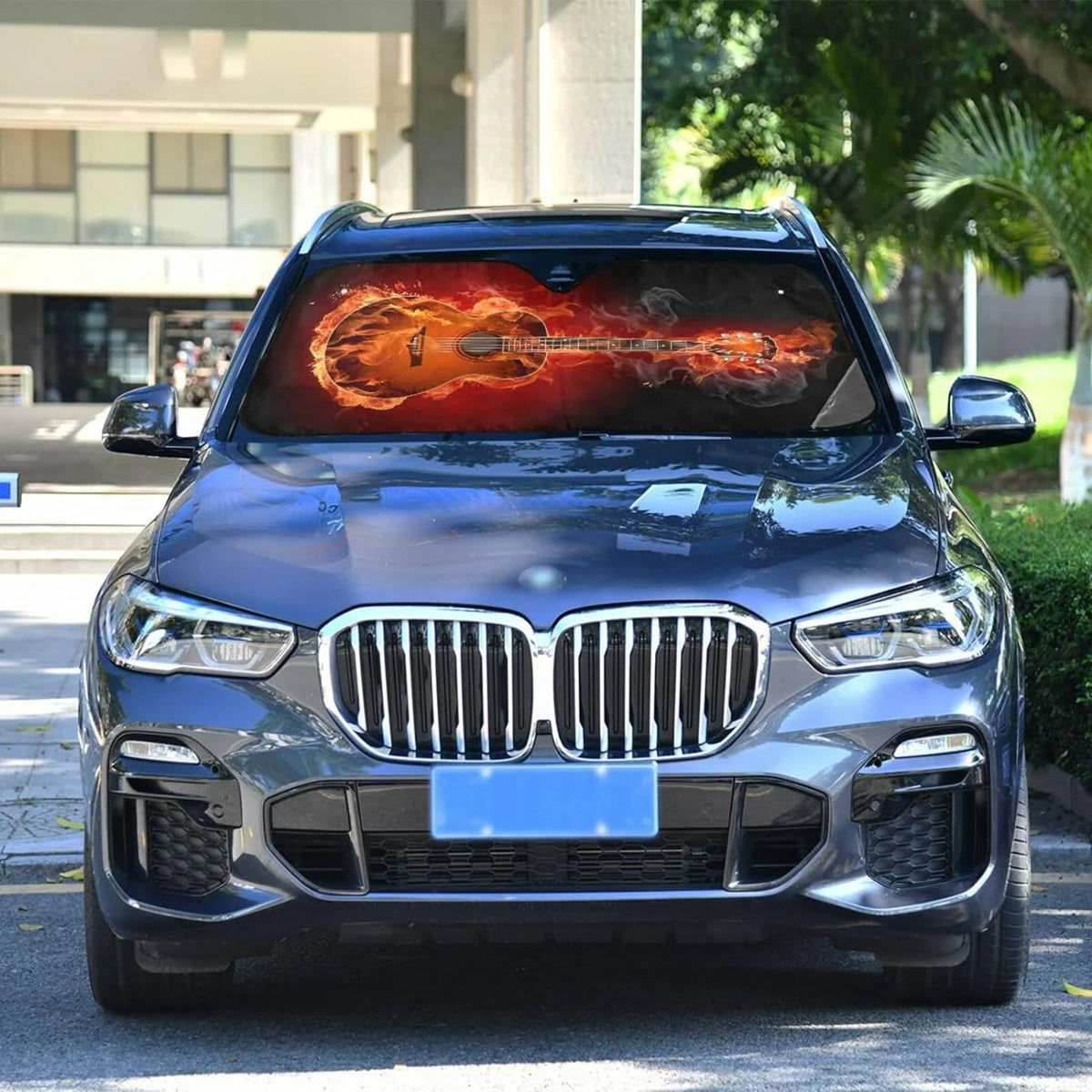 55x27.6in Foldable Car Windshield Sun Shade L233384