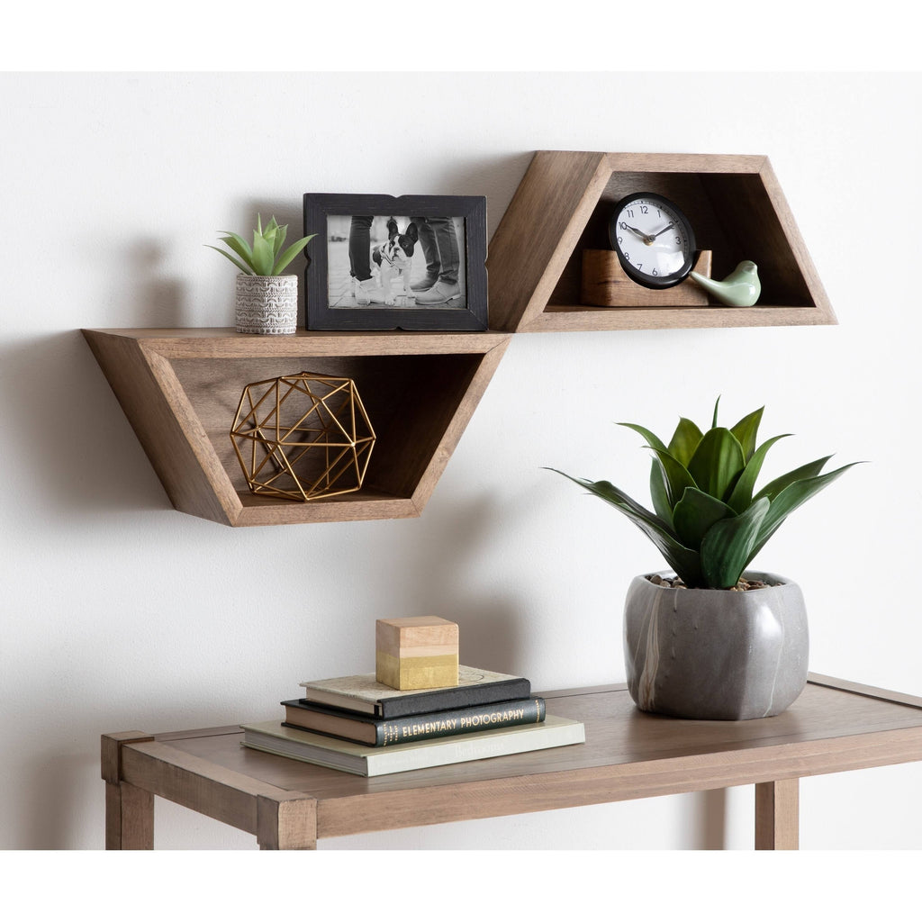 Black Wall Shelf Set of 2 K83037