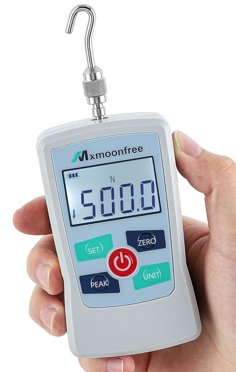 500N Digital Force Gauge Portable Force Meter with Storage Case W480791