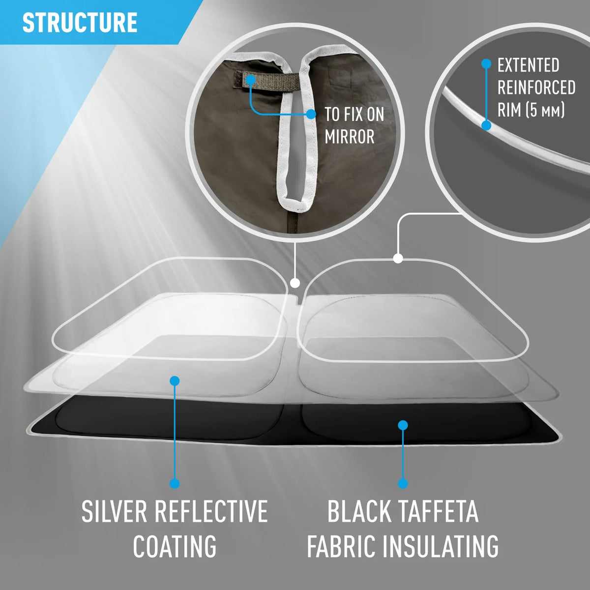 Windshield Sun Shade for Car Q178