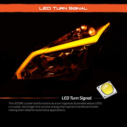 Clear LED Projector Sedan C204