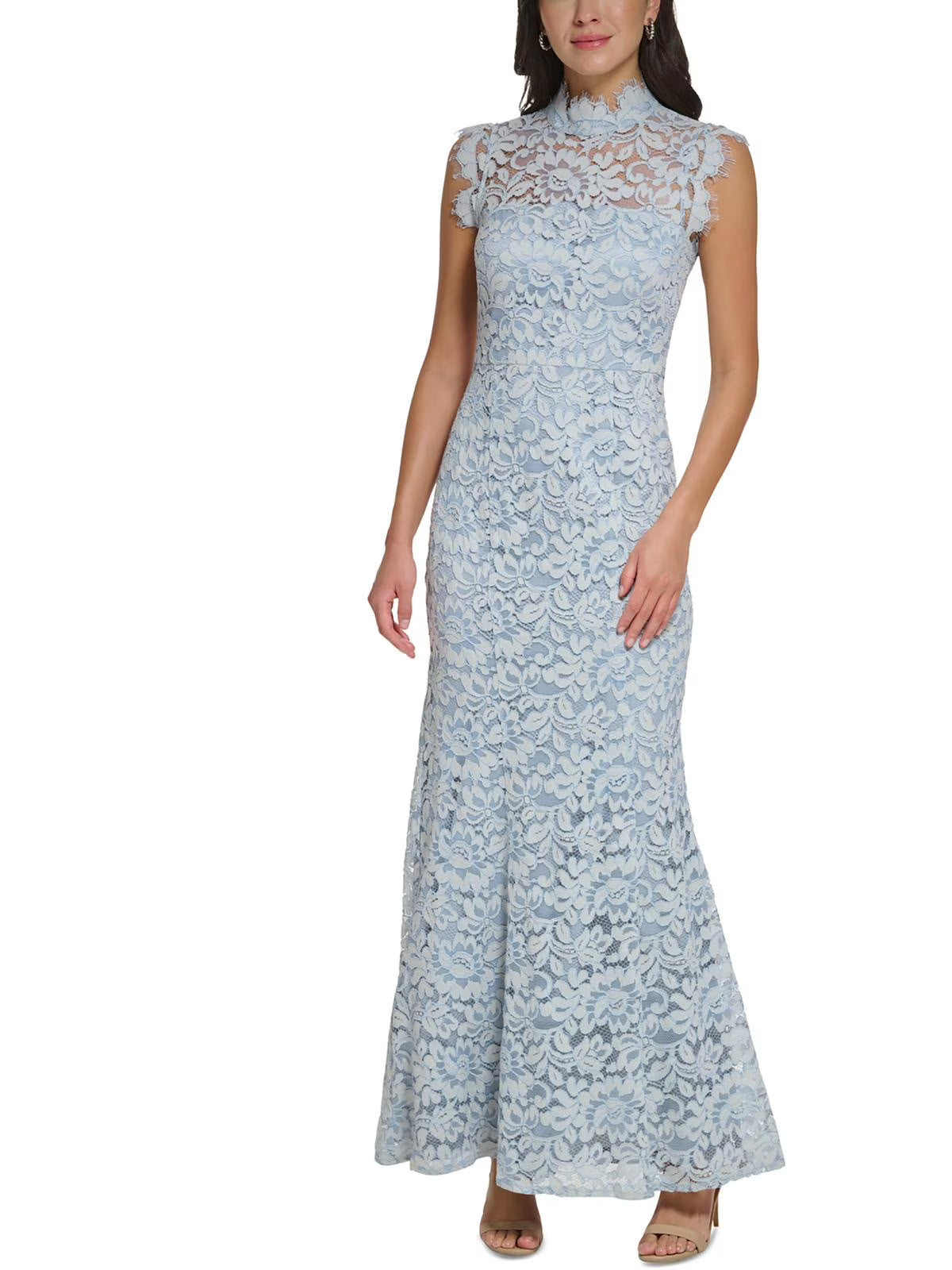 Lace Long Evening Dress V252