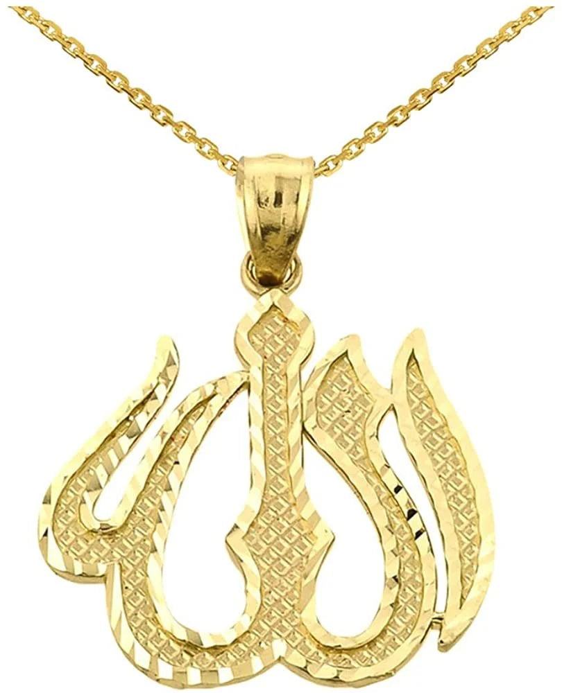 14K Yellow Gold Pendant Necklace - 18" T562331