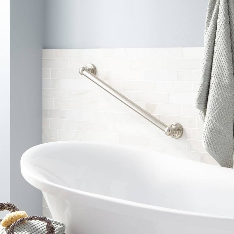 Brushed Nickel Grab Bar F3685