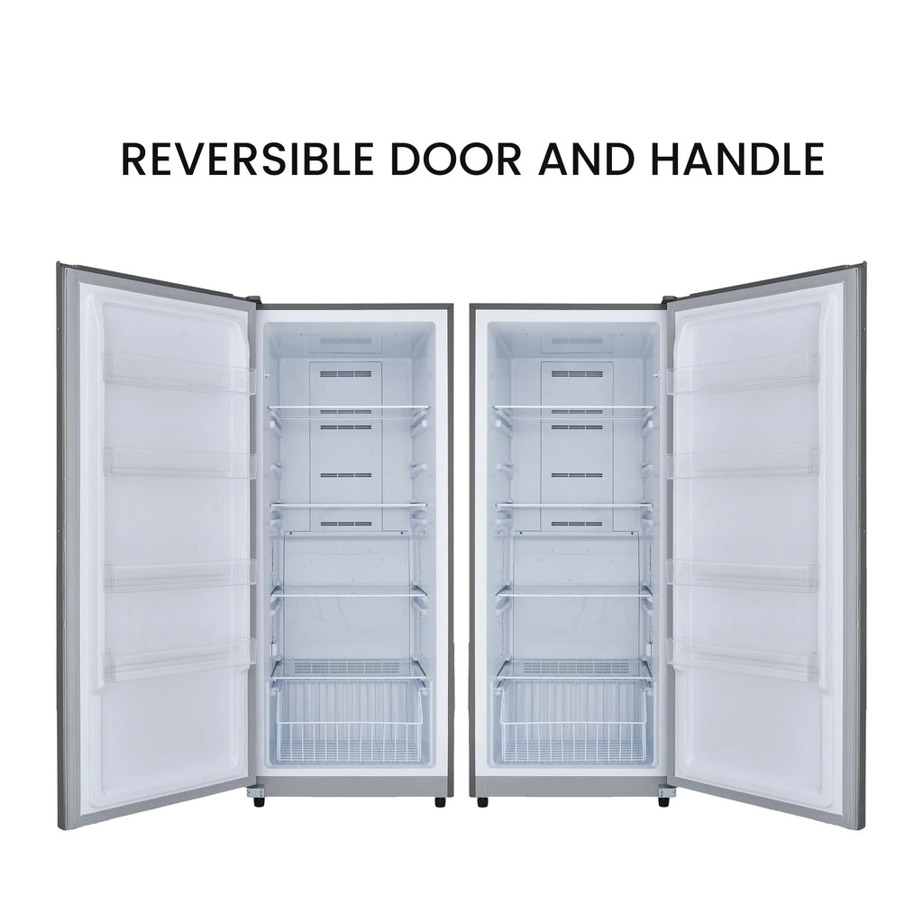 17 cu. ft Convertible Upright Freezer/Refrigerator in Black T3614
