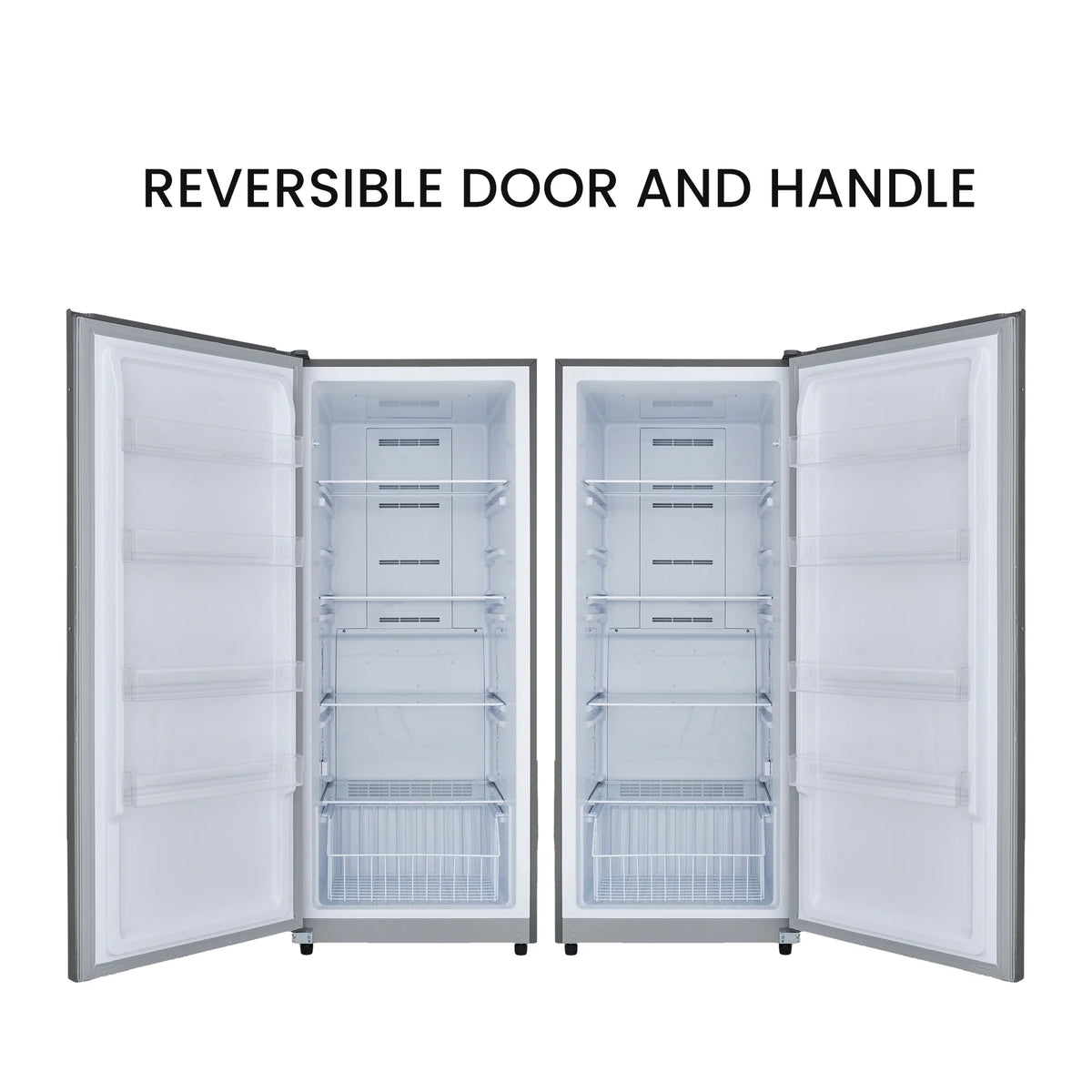 17 cu. ft Convertible Upright Freezer/Refrigerator in Black T3614