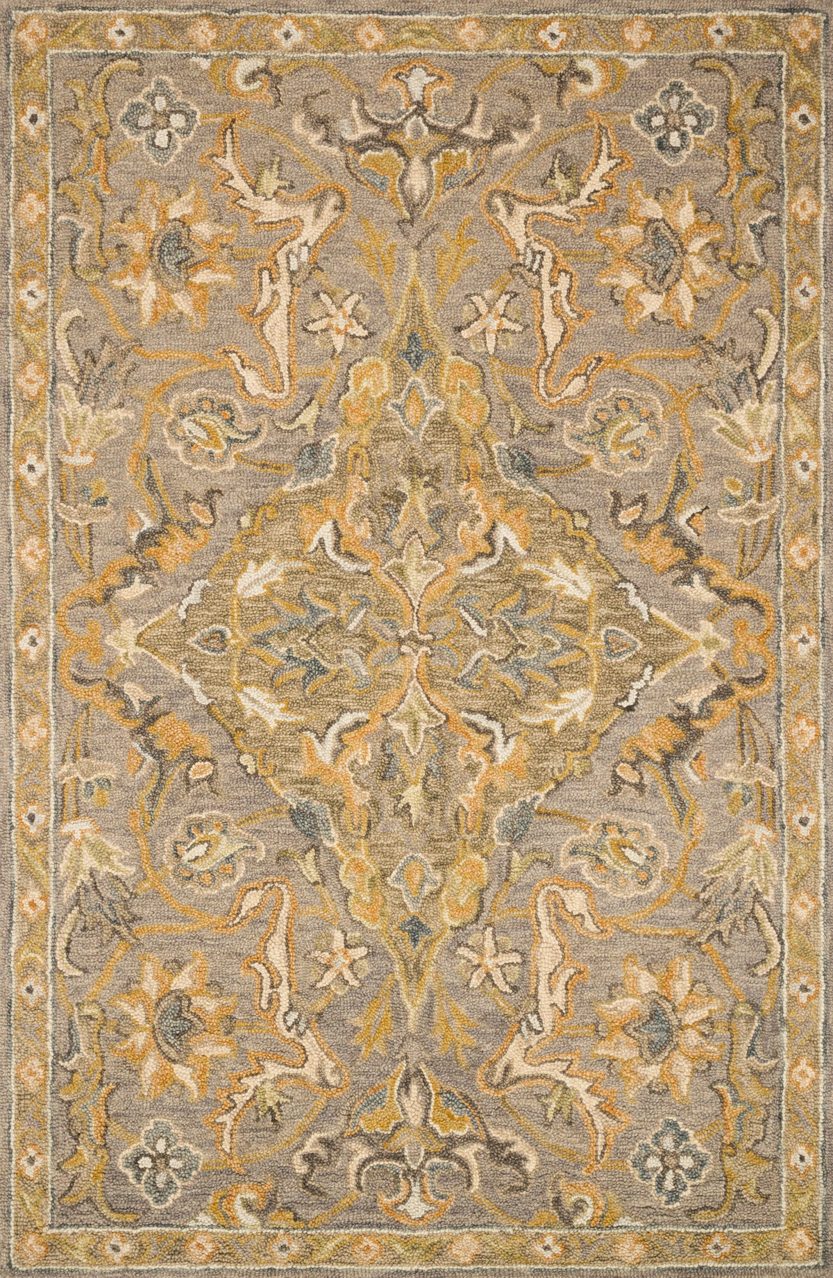 Grey Multi 9'3 x 13' Rug S7622