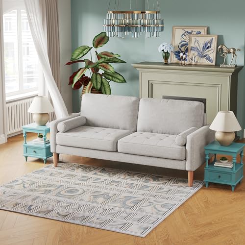 Beige Fabric Loveseat Sofa C497870