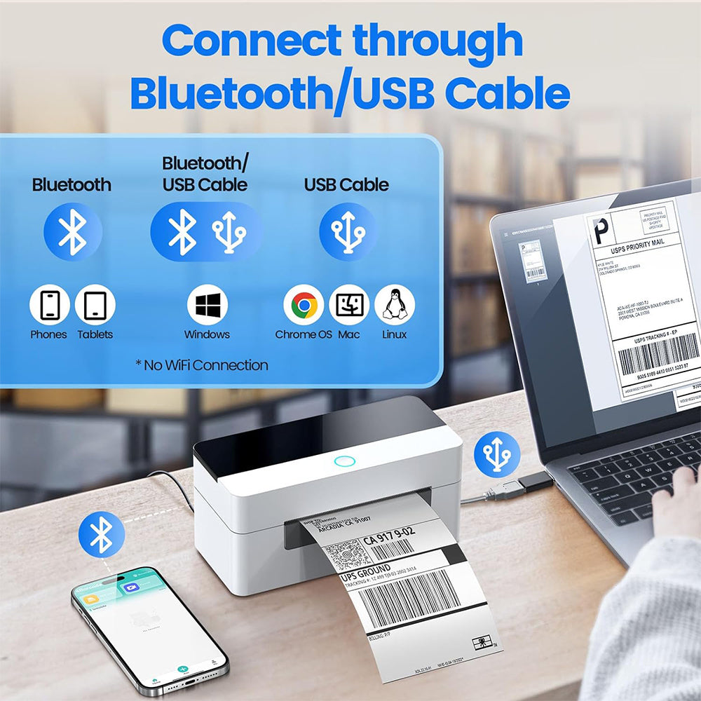 4x6 Bluetooth Thermal Label Printer I3111